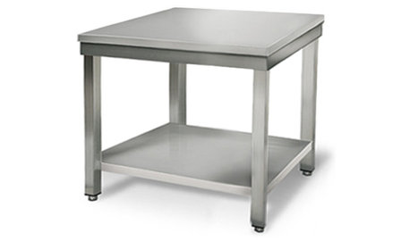 RVS tafel 60 x 80 cm.
