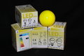 LEDlamp-met-Gele-kunststofkap--en-2-watt